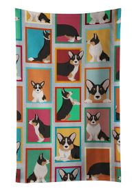 Lots of Tricolor Cardigan Corgi Kitchen Towel Dish Cloths Guest Hand Towel Decorative Bathroom Towel for Face,Tea, Dishcloth, Kitchen and Bath