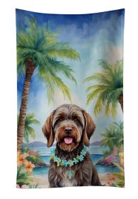 Wirehaired Pointing Griffon Luau Kitchen Towel Dish Cloths Guest Hand Towel Decorative Bathroom Towel for Face,Tea, Dishcloth, Kitchen and Bath