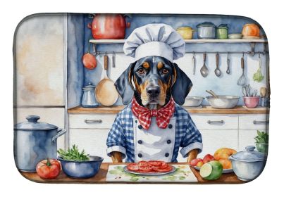 Bluetick Coonhound The Chef Dish Drying Mat Absorbent Dish Drying Mat Pad for Kitchen Counter Dish Drainer Mat for Countertop, 14 x 21", Multicol