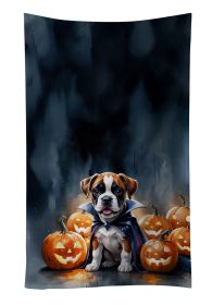 Boxer Puppy Halloween Kitchen Towel Dish Cloths Guest Hand Towel Decorative Bathroom Towel for Face,Tea, Dishcloth, Kitchen and Bath