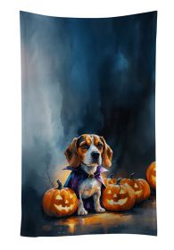 Beagle Puppy Halloween Kitchen Towel Dish Cloths Guest Hand Towel Decorative Bathroom Towel for Face,Tea, Dishcloth, Kitchen and Bath