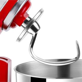 IAGREEA Baking Stainless Steel Dough Hook Attachment for KitchenAid 4.5-5 Quart Tilt-Head Stand Mixer