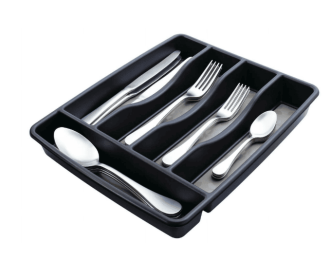 Rubbermaid, Silverware Organizer, Small, Black (flex0809ent: Rubbermaid, Silverware)