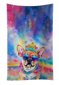 Pug Hippie Dawg Kitchen Towel Dish Cloths Guest Hand Towel Decorative Bathroom Towel for Face,Tea, Dishcloth, Kitchen and Bath (Default: Default)